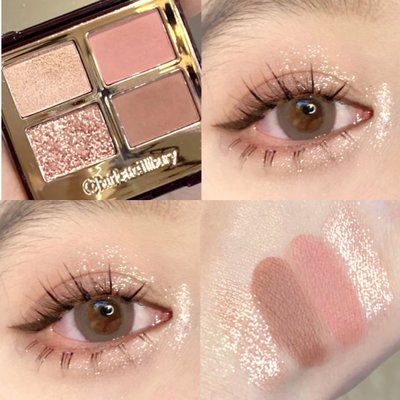 新店促銷彩妝英國Charlotte Tilbury CT四色眼影盤pillow talk/Exaggereyes促銷活動