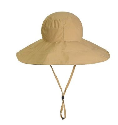WILDLAND 中性抗UV可摺遮陽大圓盤帽 漁夫帽 圓盤帽 遮陽帽 防曬抗UV遮陽帽 W1073