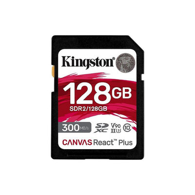 新風尚潮流 【SDR2/128GB】 金士頓 128GB SDR2 SDXC 記憶卡 V90 讀300MB寫260MB