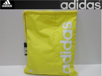 (高手體育)adidas 愛迪達 束口休閒袋(黃色)束口包,束口袋,運動包,雙肩包,後背包 另賣 斯伯丁 molten