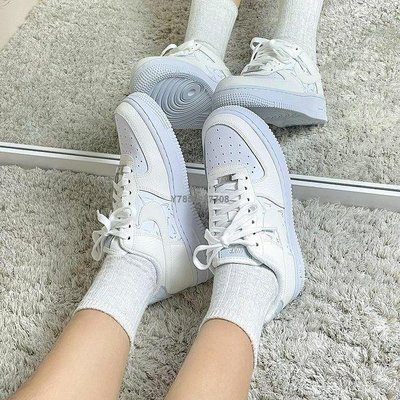 【正品】Nike Air Force 1 '07 白淺黃低幫休閑耐克板鞋 DR7857-100男女鞋
