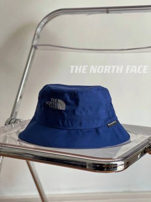 【風口潮流】THE NORTH FACE 印花梭織防水漁夫帽 黑色 米色 藏藍色＊頭圍58cm(可調整)。X20401