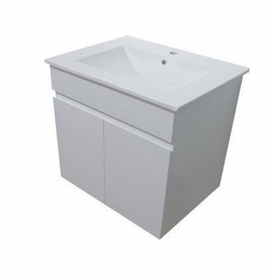 DIY60公分鋼烤浴櫃 無需鎖牆 含不鏽鋼龍頭+四支不鏽鋼腳+落水頭