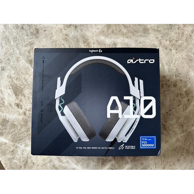 羅技 Astro Gaming A10 電競耳機麥克風 白色 電競耳機 第二代 全新