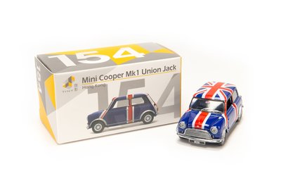 金錢貓雜貨 全新 微影 TINY 香港合金車 154 Mini Cooper 英國旗 MK1 UNION JACK