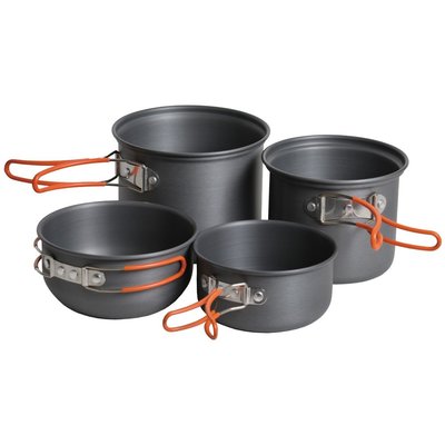 【犀牛 RHINO】K-2 雙人鋁合金套鍋,材質超輕,耐熱耐磨~ K2 2人鍋碗