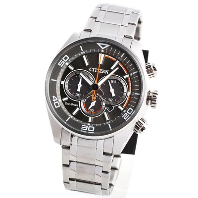 CITIZEN CA4330-81H 星辰錶 手錶 47mm 光動能 灰色面盤 三眼計時 男錶女錶