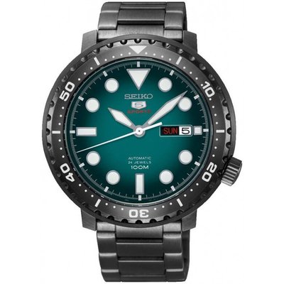 【金台鐘錶】SEIKO 精工錶 潛水錶 45mm 機械錶 (綠面) 小鮪魚罐頭 SRPC65K1