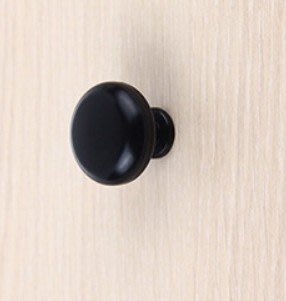 ((DIY~我的裝潢家把手))室內設計櫥櫃抽屜鄉村風木工裝潢霧黑色小鈕釦把手B2077-1小圓(新品)
