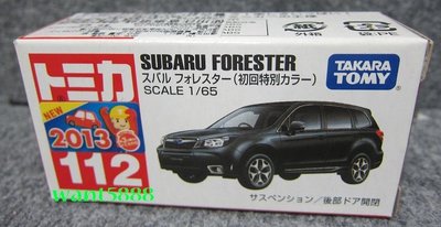 112 SUBARU FORESTER 初回特別仕樣 無包膜 多美小汽車 TOMICA 日本TAKARATOMY