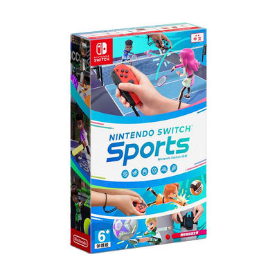 NS Switch《Sports 運動》 附腿部固定帶 代理商 中文版 遊戲片 現貨 (NS-Sports)