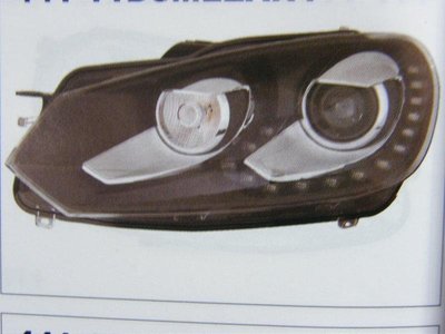 福斯 VW GOLF 6代 09 (GTI) 大燈 頭燈 其它側燈,後燈,霧燈,空氣芯,機油芯,冷氣芯,來令片 歡迎詢問