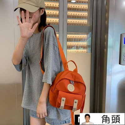 尼龍後背包 日系後背包小包女韓版ins超火少女迷你小清新休閒尼龍帆布小背包