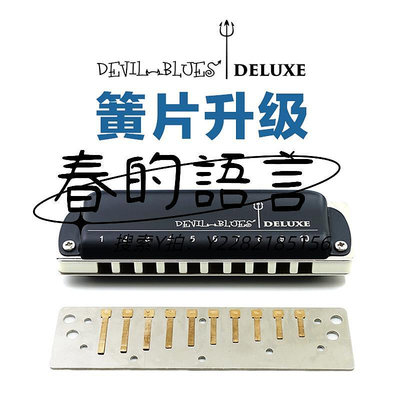 口琴入門Devil Blues 10十孔口琴成人初學 藍調布魯斯口琴DB 演奏樂器