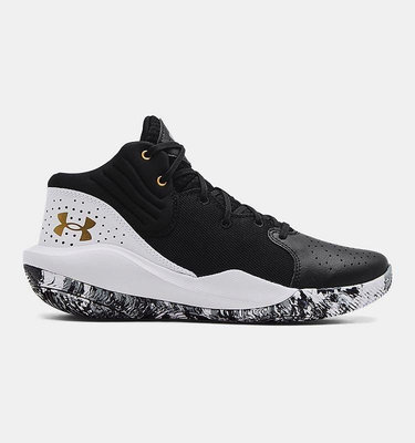 男鞋 UA Under Armour Jet 21 運動 籃球鞋 黑白 3024260-006