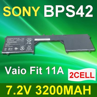 SONY 2芯 BPS42 日系電芯 電池 vaio Fit 11A SVF11 SVF11N14SCP