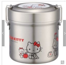 東京禮物進口 抗菌真空不銹鋼飯盒 Hello Kitty & Tiny Chum Skater S便當盒