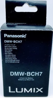 Panasonic DMW-BCH7 3.7V 695mAh 原廠相機鋰電池 完整盒裝