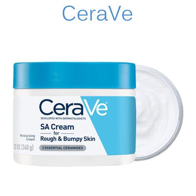 【雷恩的美國小舖】美國原裝 Cerave 更新SA保濕乳霜 極乾 粗糙肌膚 乳霜 12oz