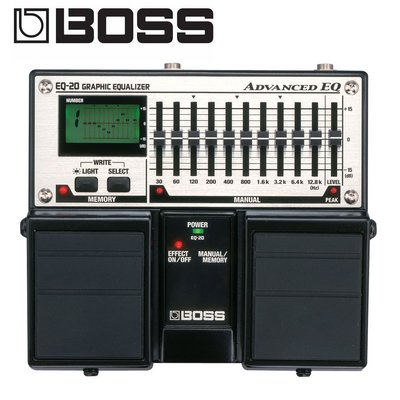 小叮噹的店-BOSS EQ-20 吉他十段等化效果器 多模組