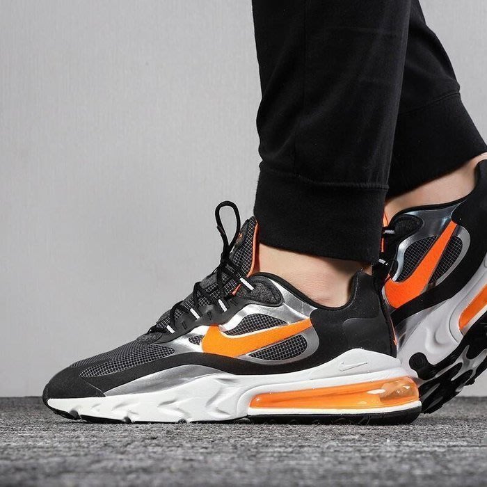 現貨- Nike Air Max 270 React 黑橘銀CQ4598-084 | Yahoo奇摩拍賣