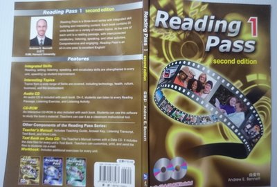 ( 語言學習書 ) Reading Pass 1 second edition + 本書 CD - 白安竹 Andrew