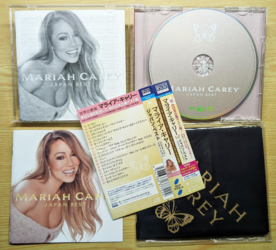 日本獨佔CD！附限量手帕+側標 Mariah Carey 瑪麗亞凱莉 Japan Best 精選 (Blu-spec CD2)