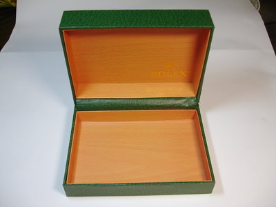 【飾飾如意】ROLEX 勞力士原廠綠色手錶盒--真品