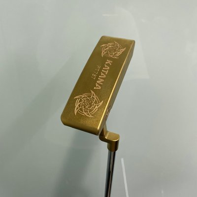 球桿 推桿二手高爾夫球桿 單支KATANA 金色推桿一字推穩標準34寸日本進口
