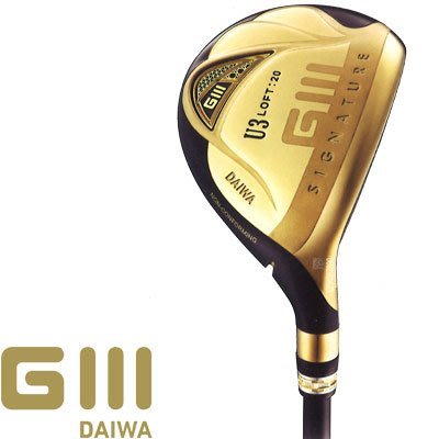 (易達高爾夫)原廠日規 DAIWA GIII SIGNATURE 金色 FM-417U 高反發 鐵木桿 小雞腿
