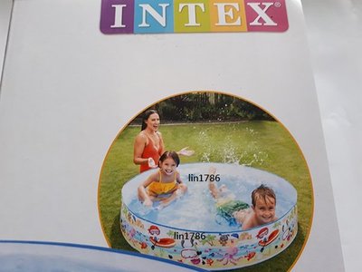 INTEX56451 原廠 海濱硬膠水池152*25cm夏天玩水游泳戲水池 水池泳池 送修補貼 大優惠
