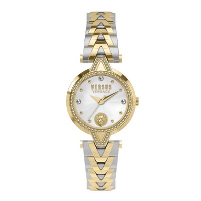💓好市多代購💓 Versus Versace 女錶 #VSPCI5221 不鏽鋼鍍雙色錶殼/金錶帶/防水深度30米