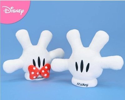 ♥小花凱蒂日本精品♥ 迪士尼 米奇 米妮 造型手套玩偶 手套布偶 12吋 ~ 8