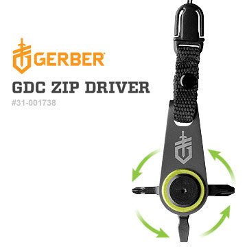 【ARMYGO】Gerber GDC Zip Driver 隨身攜帶螺絲起子工具組 (#31-001738)