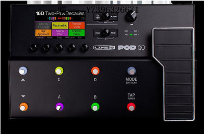 詩佳影音送效果器包 LINE6 POD GO電吉他綜合效果器音箱IR模擬HX音色HELIX影音設備