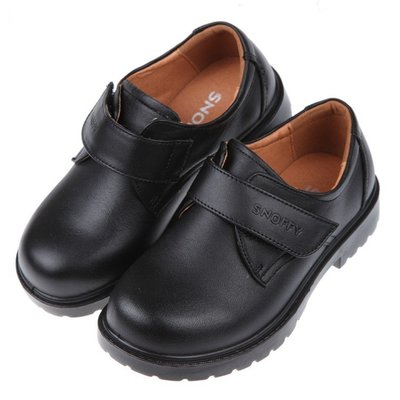 童鞋(19~23.5公分)學生制服男童黑皮鞋Q1S818D