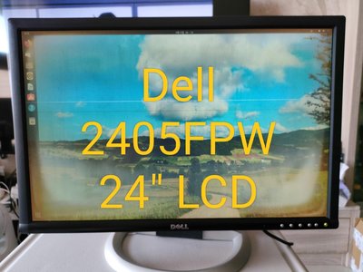 Dell 24" 2405FPW LCD 液晶 螢幕 顯示器 電腦 pc monitor 戴爾 DVI VGA