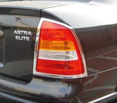 IDFR ODE 汽車精品  OPEL ASTRA 4D 98-04 鍍鉻後燈框 電鍍後燈框