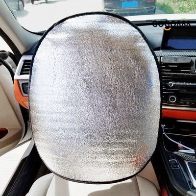 汽車用品 夏季珍珠棉汽車方向盤套  防曬隔熱方向盤  太陽擋車用遮陽擋-KK220704