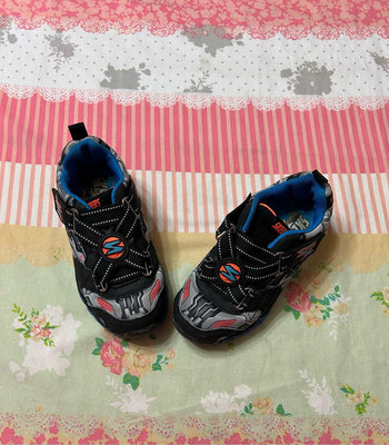 二手 正版 SKECHERS 兒童 男童 女童 12號 19公分 戰士 超人 運動鞋  黏貼式