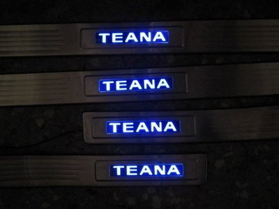 【小鳥的店】日産 2009-2011 TEANA  LED門檻 迎賓踏板 門檻飾條 防刮護板