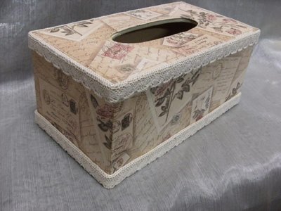 香格里拉生活館^~^歐式 復古玫瑰花 蕾絲邊面紙盒