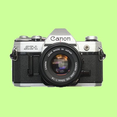 5Cgo【含稅】CANON佳能99新黑色50/1.8相機包 AE-1 AE-1P膠片機膠卷高遮光25609360128