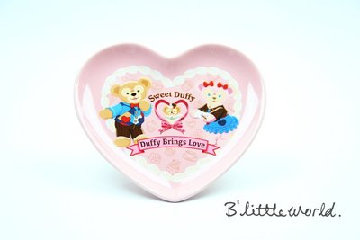 *B Little World * [現貨]東京迪士尼海洋限定/達菲情人節愛心點心盤/Duffy/東京連線