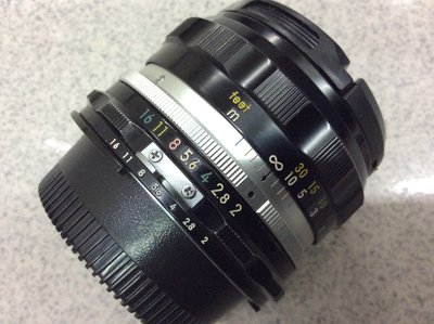 [保固一年] [高雄明豐] 日本製 Nikon HC 50mm f2 標準鏡定焦 功能都正常 便宜賣