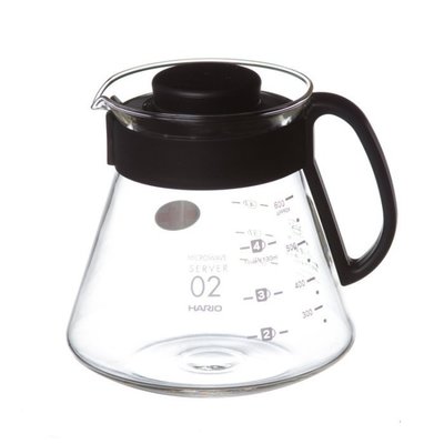 【沐湛伍零貳】HARIO V60 耐熱玻璃壺 1~4杯用 600ml 咖啡壺 XVD-60 手沖下座玻璃壺 可搭配v60