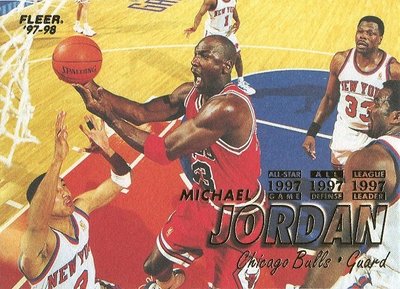 飛人 Michael Jordan 1997-98 Fleer #23 球卡