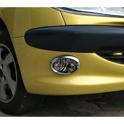 【JR佳睿精品】寶獅 Peugeot 206 鍍鉻 霧燈 燈框 前保桿飾框 改裝 配件 台灣製