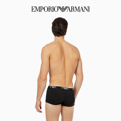 內褲EMPORIO ARMANI/阿瑪尼夏季薄款男士三條裝純棉四角內褲套裝