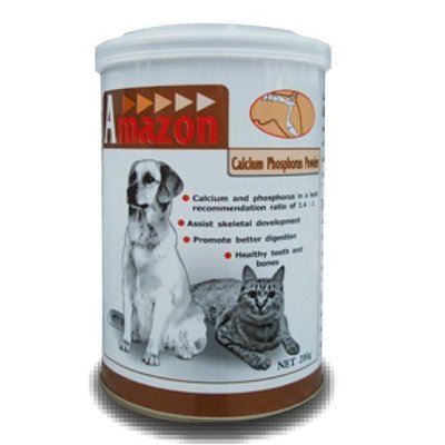 愛美康 Amazon 犬貓狗 天然鈣磷粉 小動物鈣粉 200g（小）每瓶 290元